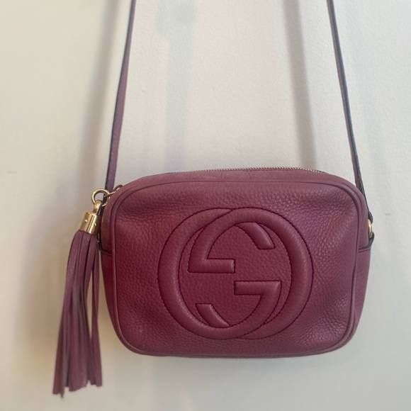Authentic Gucci Mauve Soho Disco Crossbody Bag - Picture 2 of 4